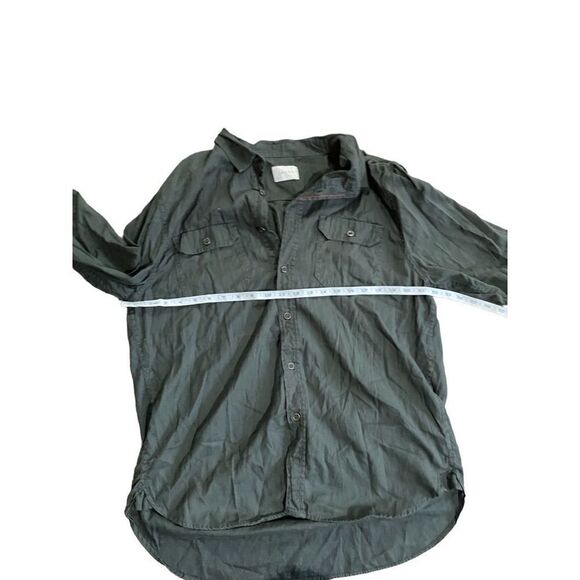 Jachs Mens dark green button down collar shirt Sz L - Picture 2 of 10